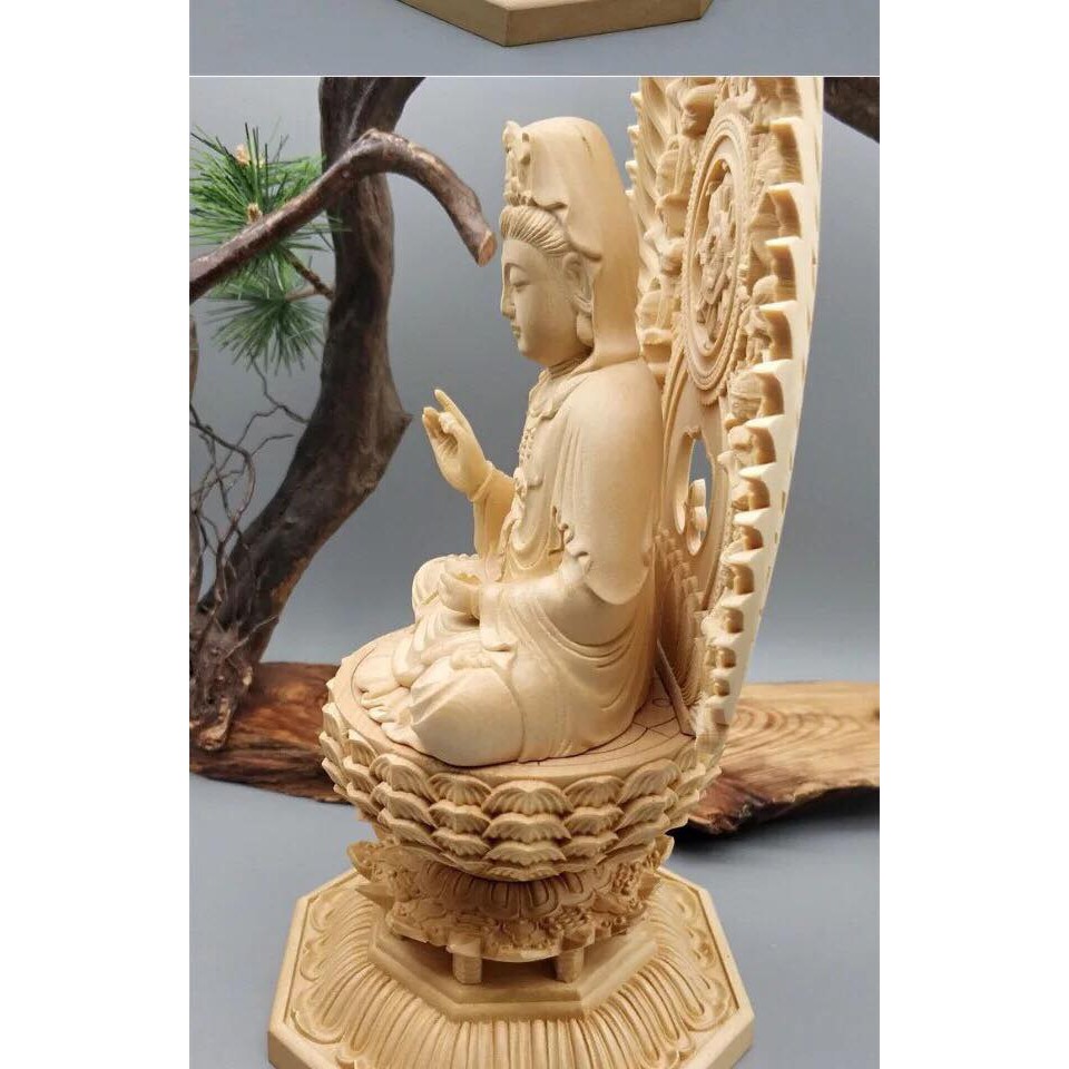 Tượng phật bà ngồi đài sen